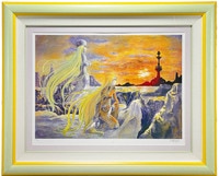 荒木伸吾/姫野美智直筆サイン入りポスター「聖闘士星矢冥王ハーデス十