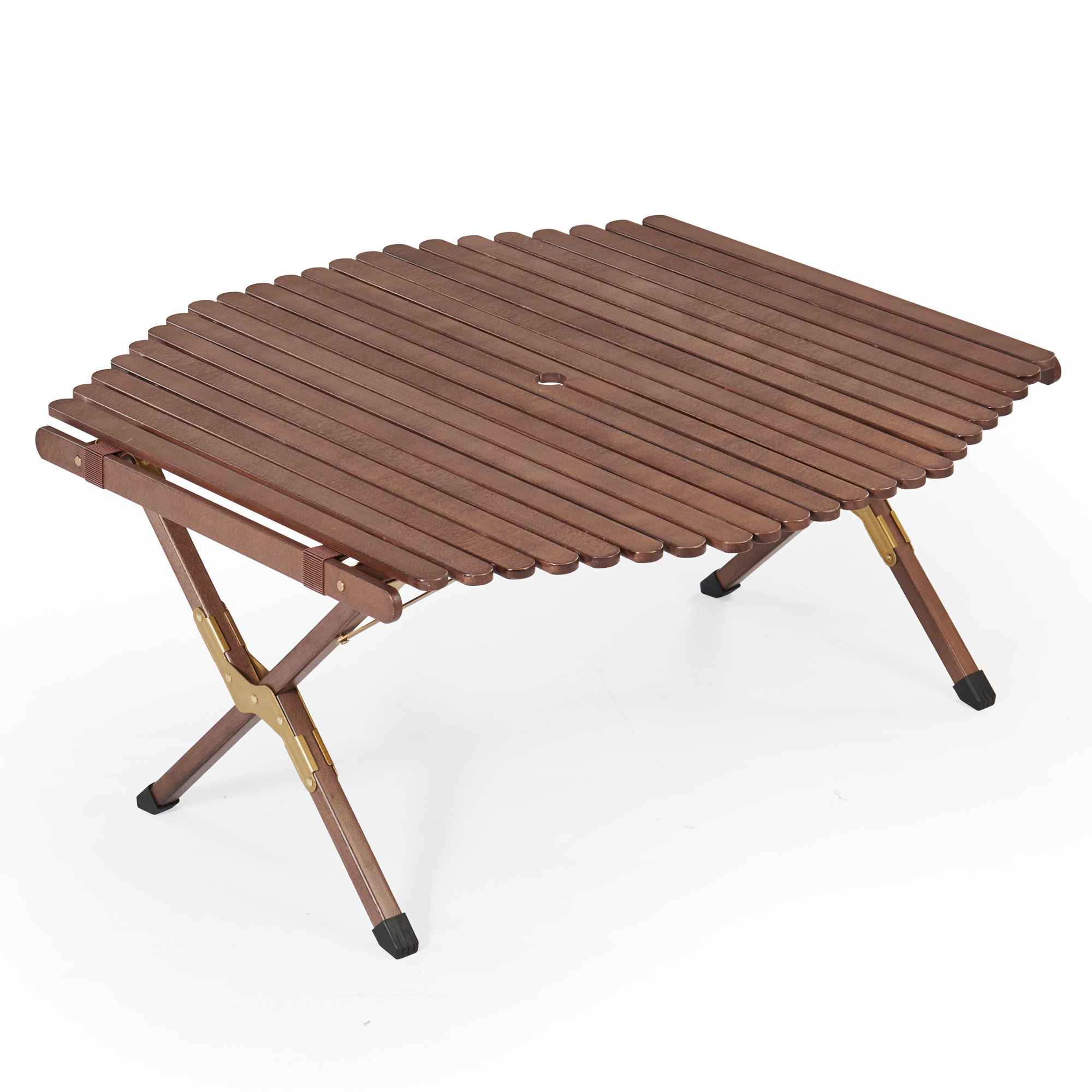 数量限定】Naturehike ウッドテーブル ロールトップテーブル 2~4人用