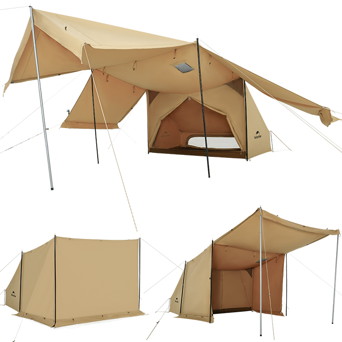 Naturehike 軍幕 パップテント TC素材 インナーテント付き シェルター