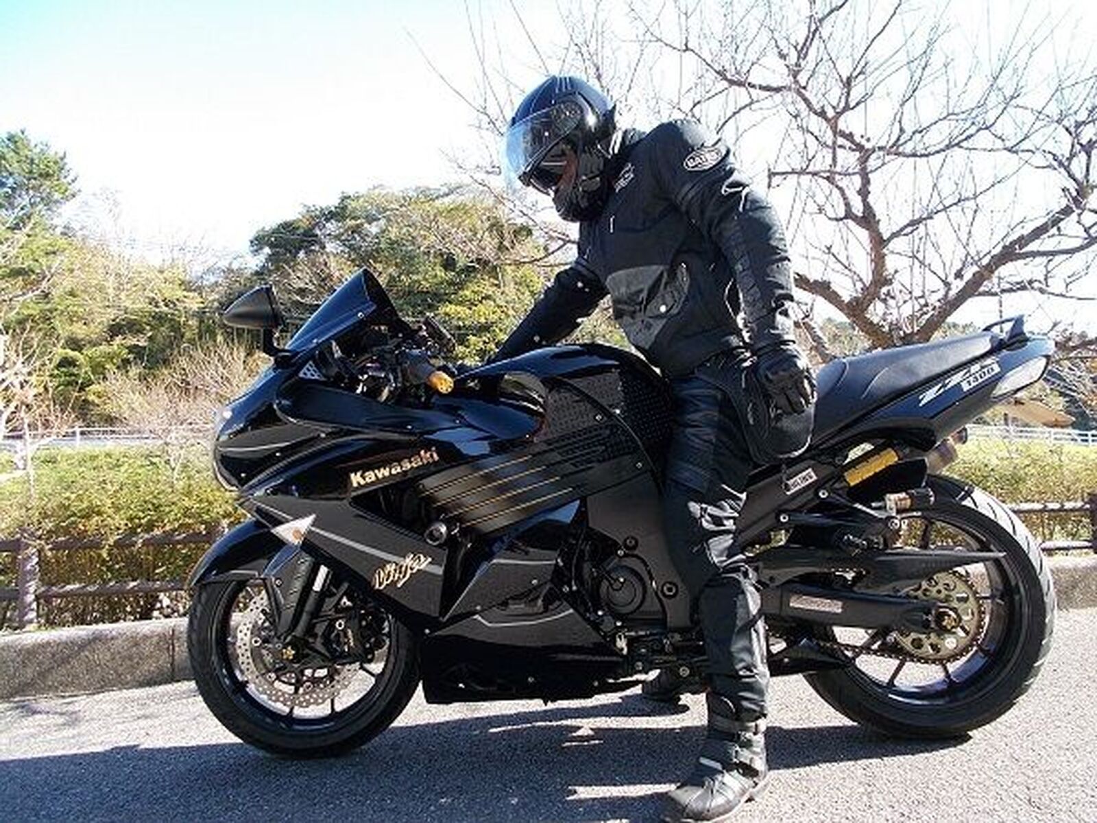 KAWASAKI ZZR1400 (ZX-14)「ストンプグリップの検証しながら房総周遊