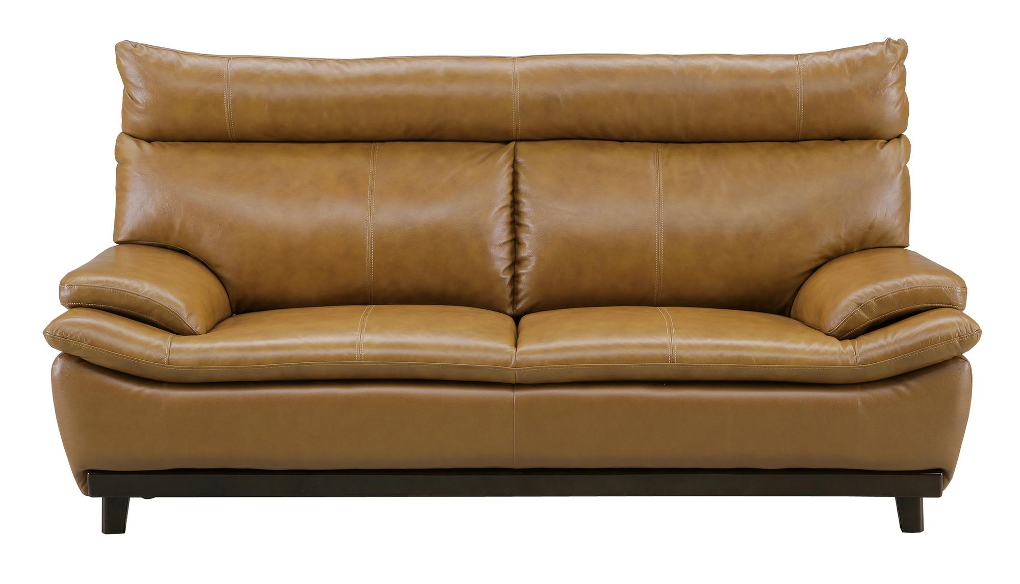 to Meet ソファ ミラージュ3 ライトブラウン 3人掛け 本革 牛革 合皮