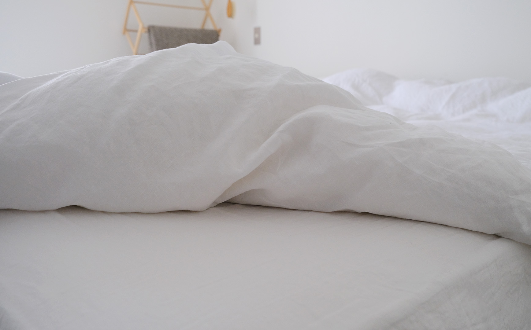 リネンの部屋》私たちのスタンダード。LIBECOのベッドリネン