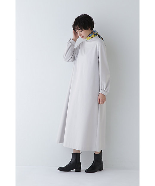 ストレッチポンチモックネックワンピース（0774140303