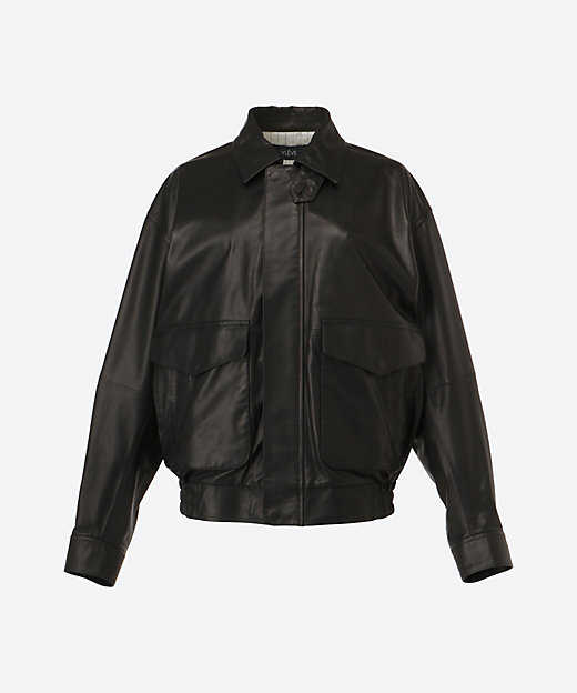 送料無料】SHEEP LEATHER ZIP BZ