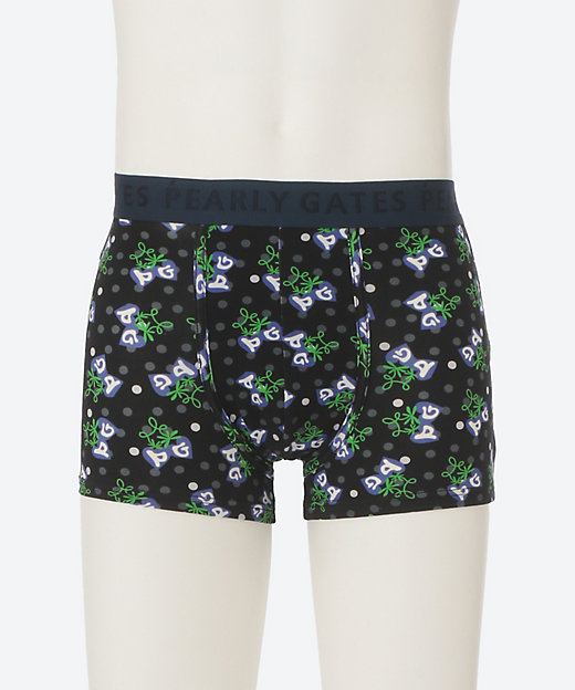 パーリーゲイツ PGロゴチェリー柄 ボクサーパンツ 前閉じ