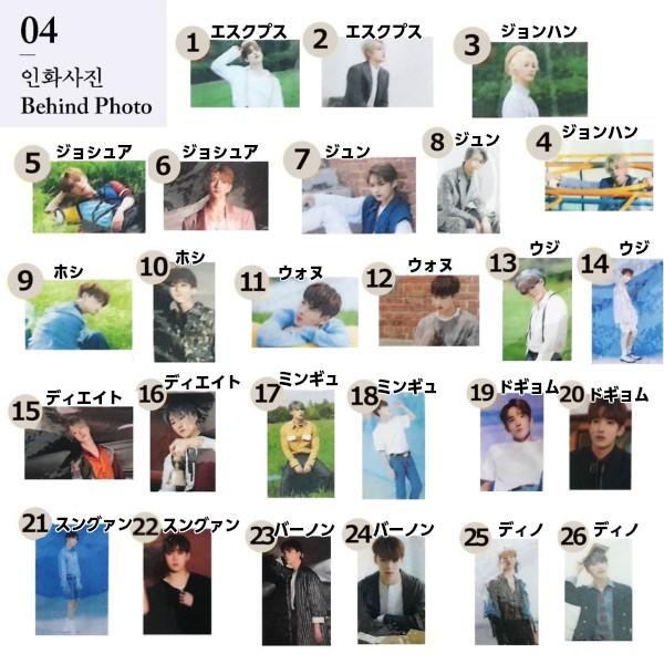 SEVENTEEN ミンギュ 3枚SET 公式 An Ode Concept zone Behind photo