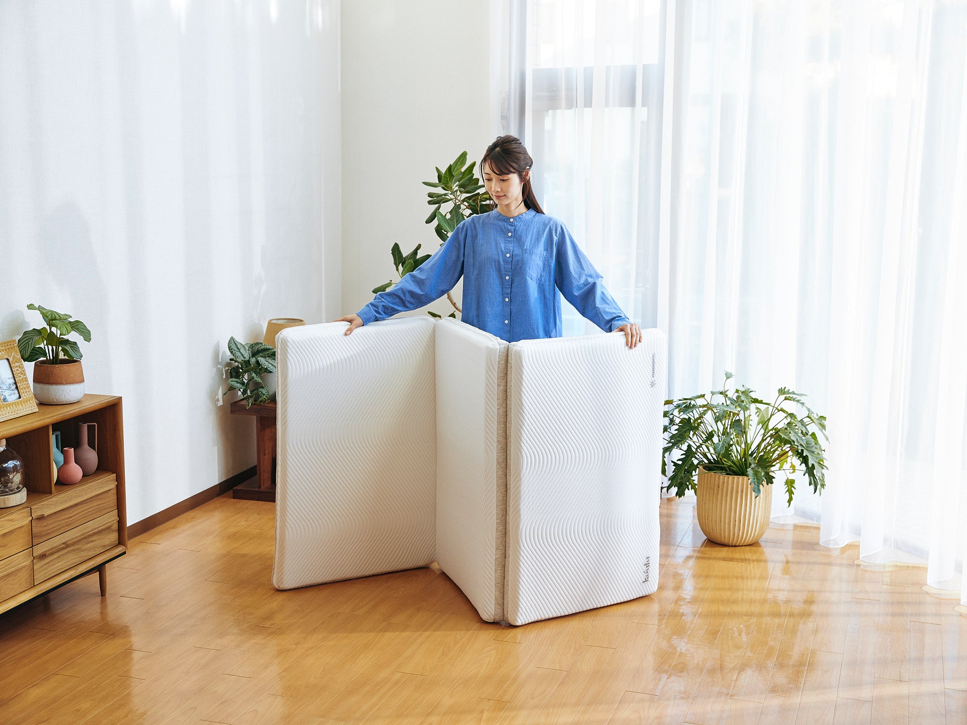 コアラフトン OASIS(敷布団・折りたたみマットレス)｜コンパクトな