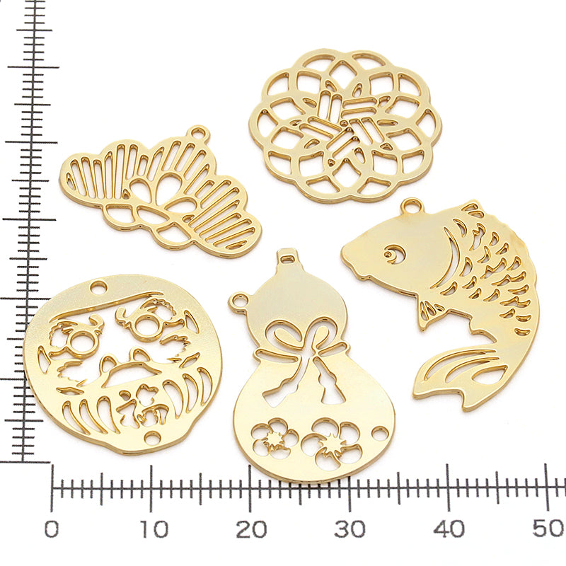 エッチングパーツ ひょうたん ゴールド – 貴和製作所オンラインストア