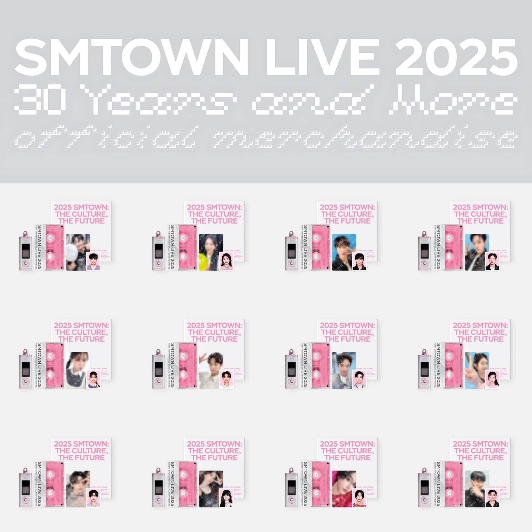 SMTOWN LIVE 2025 30 Years and More 2nd MD MP3 Player Set Official