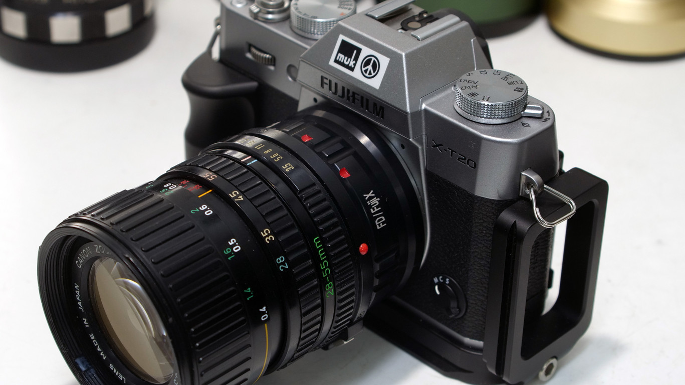 キャノンFD、NFD、FL対応ーフジXマウント用マウントアダプター : muk