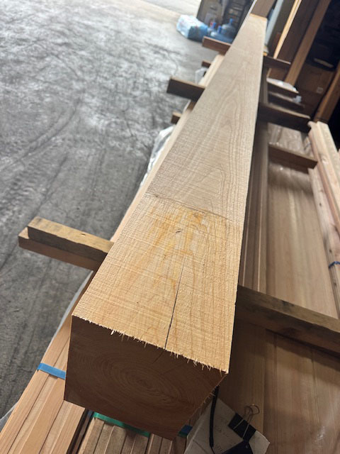 国産 高級 桧ひのき ヒノキ 角材 柱材 大黒柱 通販 社寺建築材 寺社