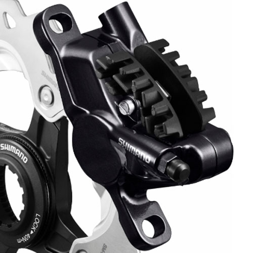 シマノ BR-RS785 レジンパッド(J02A)フィン付 ポストマウント ディスク