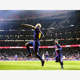 アンドレス・イニエスタ直筆サイン入りメモラビリアを販売 - THE DUGOUT