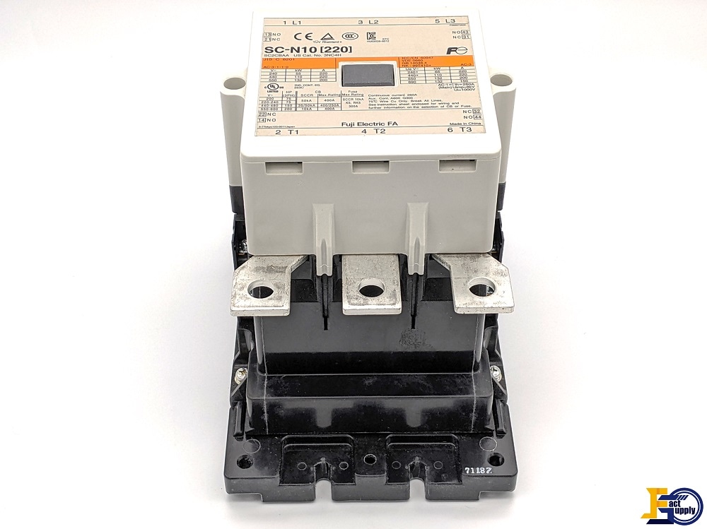 SC-N10 コイル200V 2a2b 電磁接触器 [富士電機] ｜Fact Supply