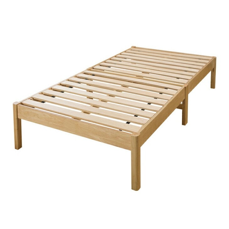 組立簡単な天然木すのこベッド シングル｜ファミリー・ライフ公式通販