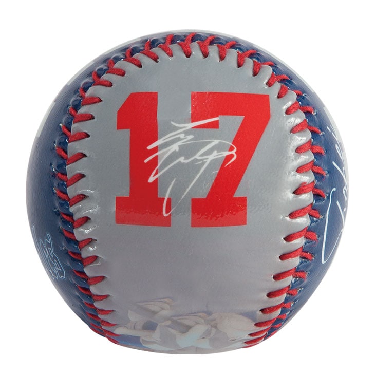 MLB公式ライセンス 大谷翔平ドジャースフォトボール プリントサイン