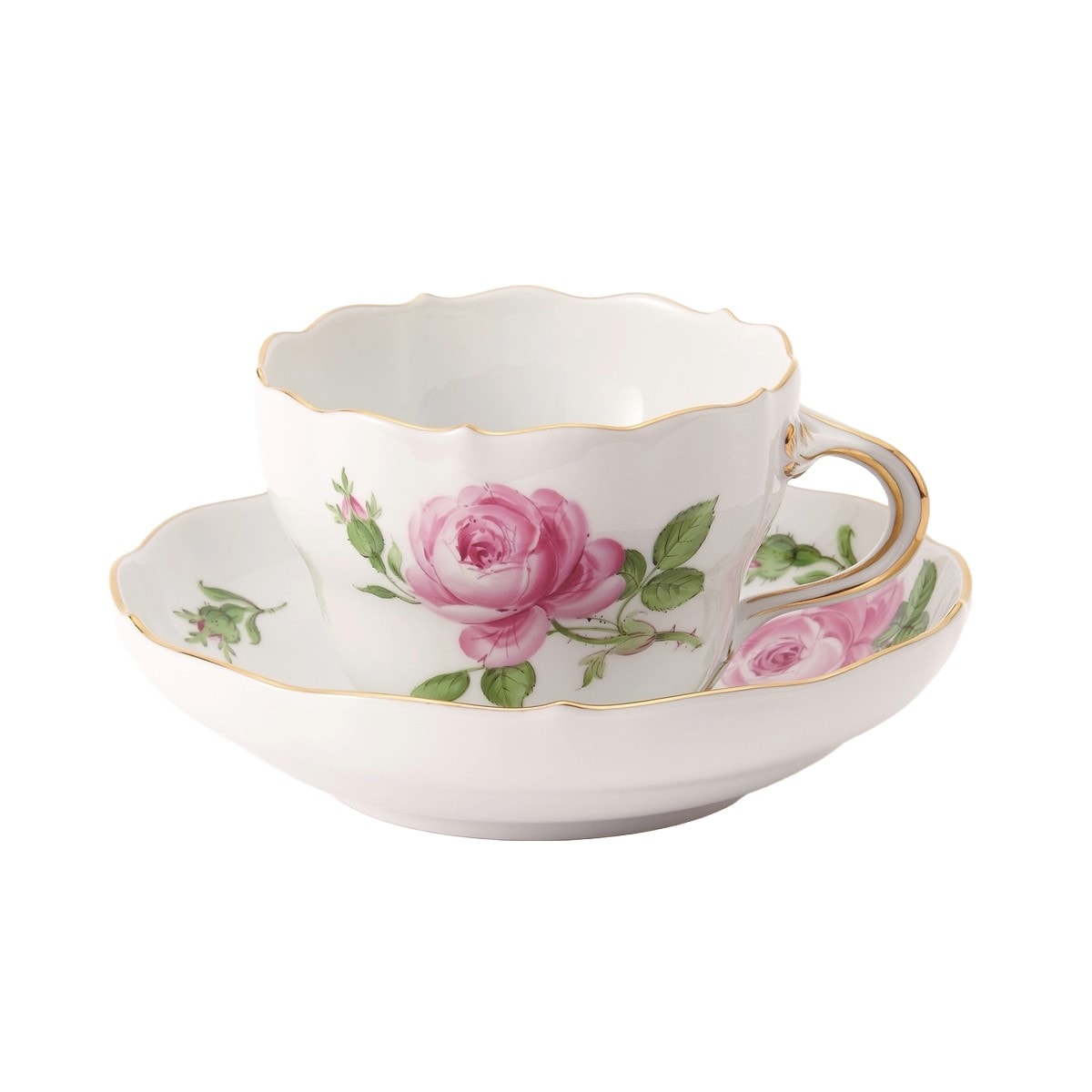 未使用✨マイセン ピンクローズ プレート20cm 皿 ピンク 花 楽天市場