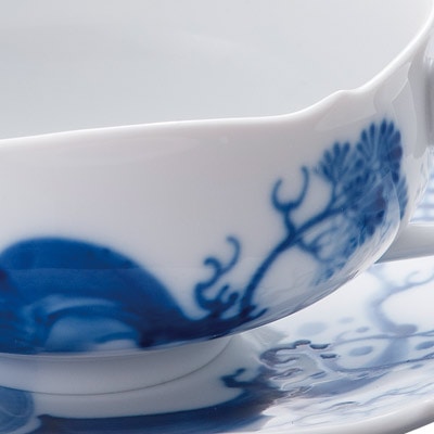 マイセン ブルーオーキッド ティーカップ＆ソーサー 824001/23633