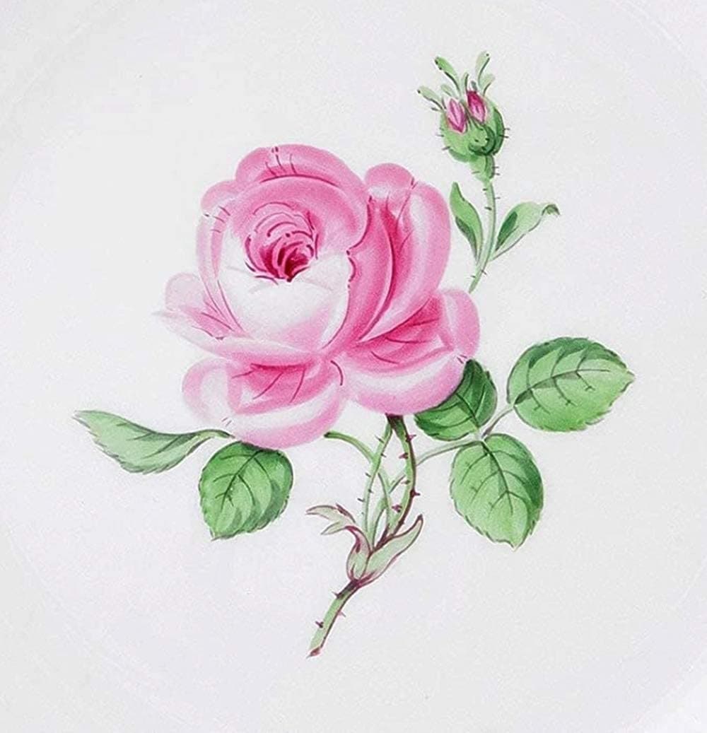 マイセン マイセンのバラ（ピンク） サービスプレート 020110/00478