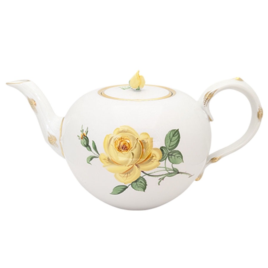 マイセン マイセンのバラ (イエロー) ティーポット 020610/00727