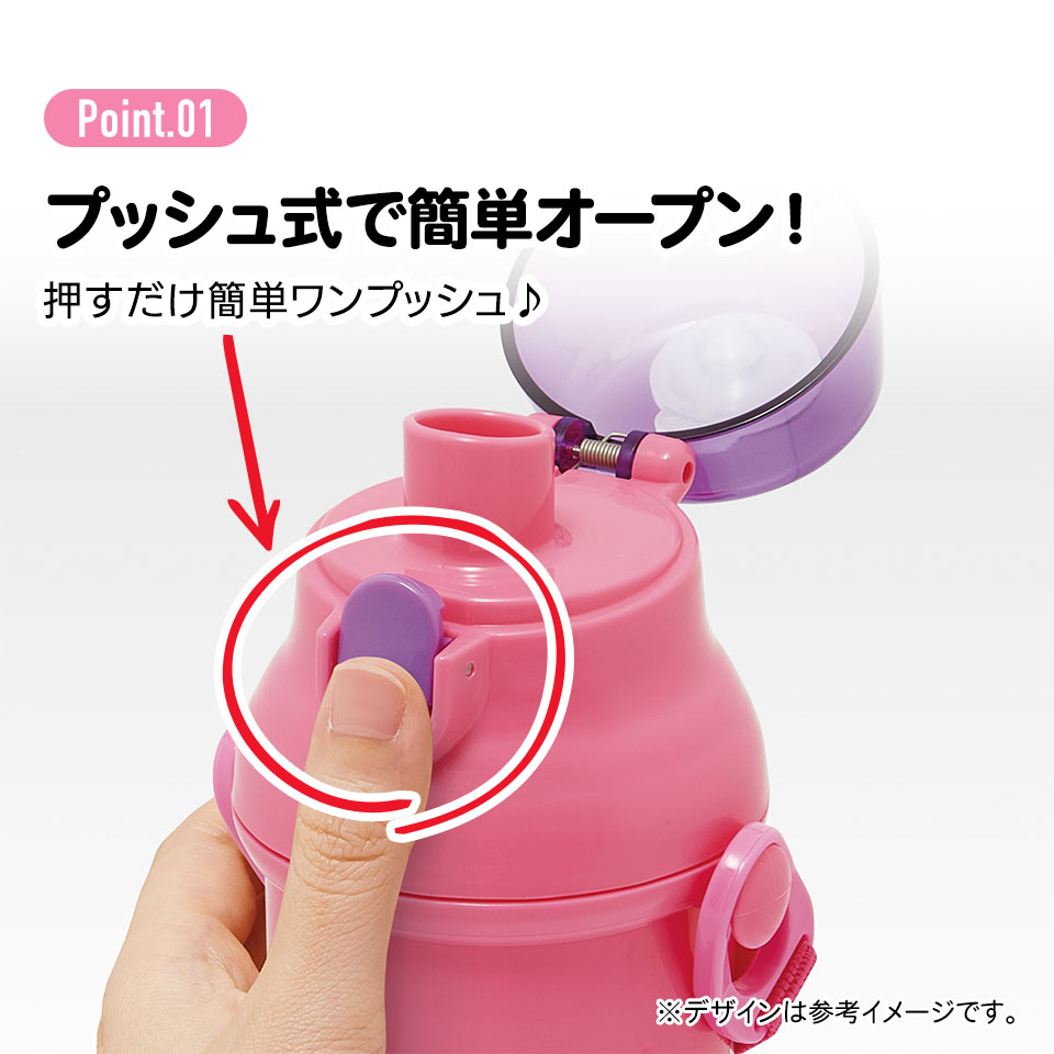 子供用 直飲み プラスチック 水筒 480ml クレヨンしんちゃん25