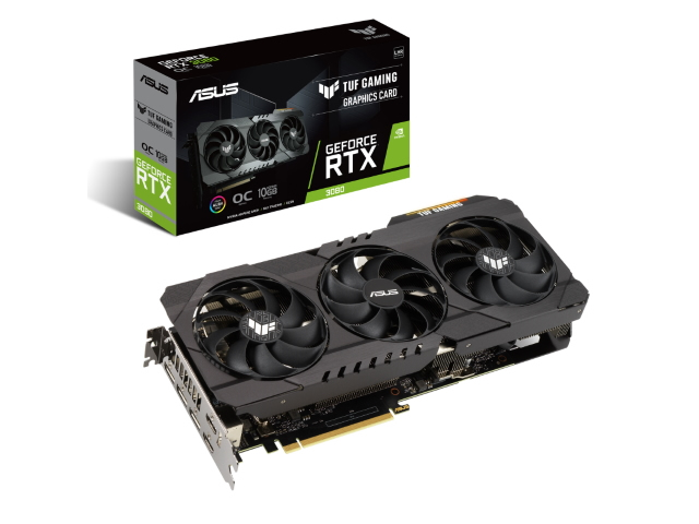 ASUS TUF-RTX3080-O10G-V2-GAMING GEFORCE RTX 3080 (LHR) 10GB 320