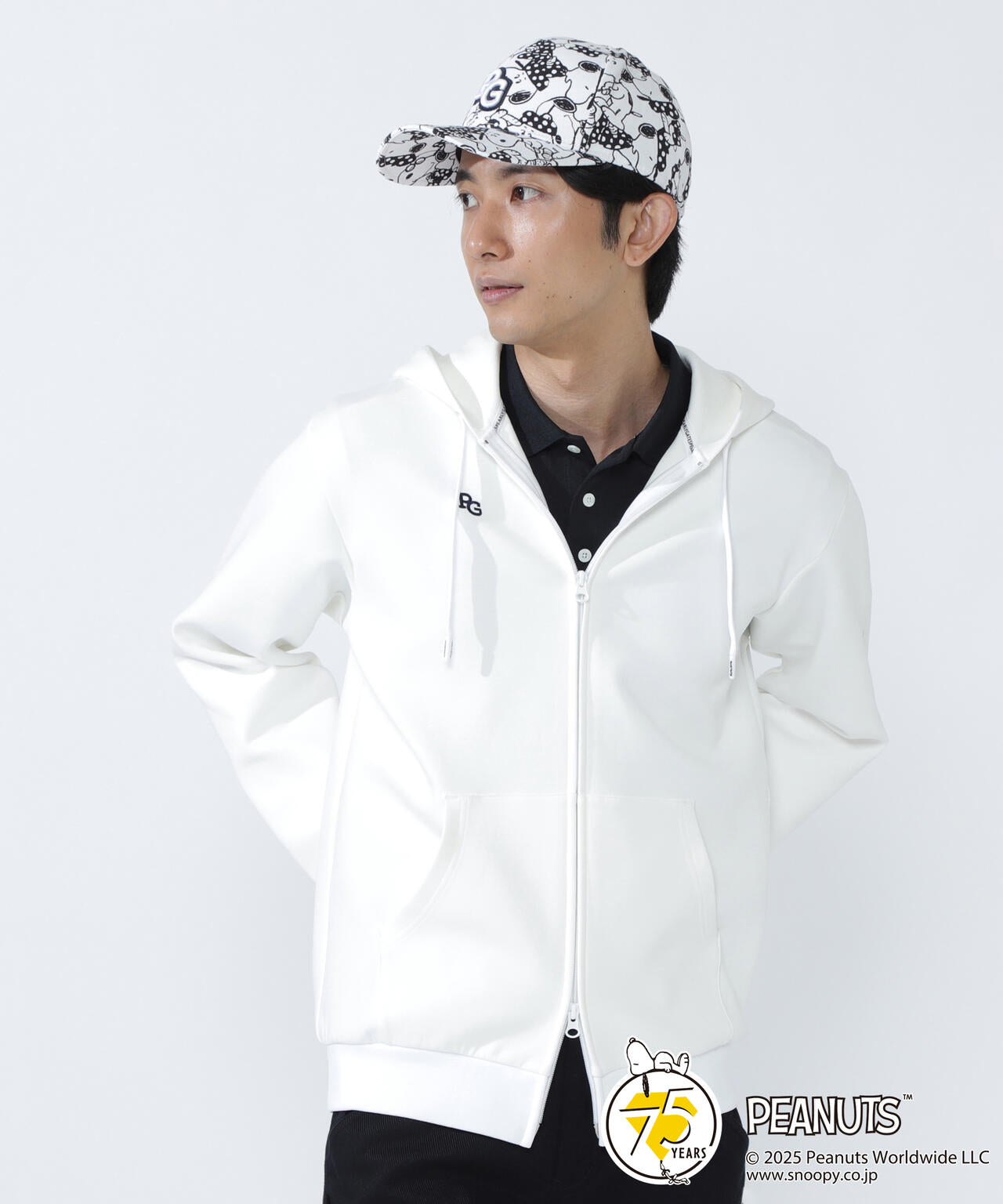SNOOPY】COEコットンAir フルジップフーディ | PEARLY GATES（パーリー