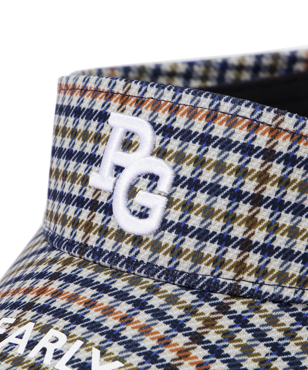 パーリーゲイツ メンズ チェック柄 ジャケット パンツ サンバイザー