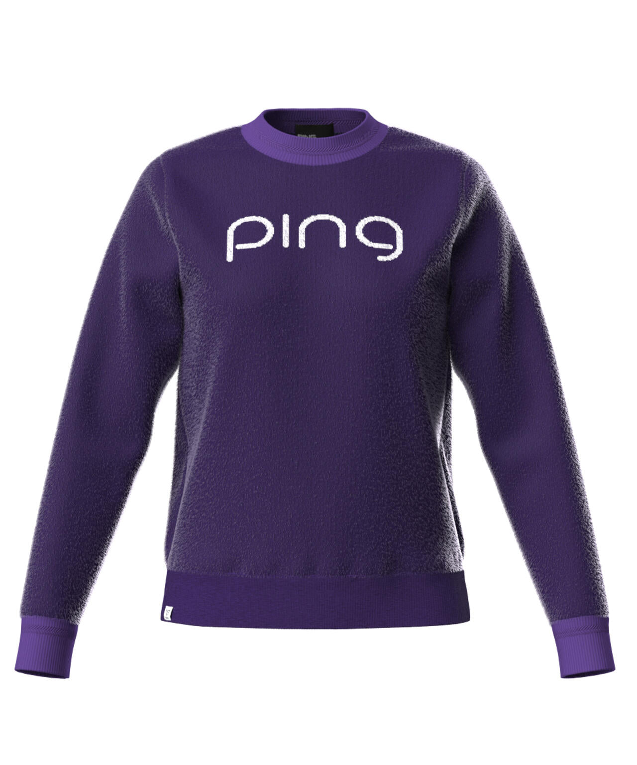 PING APPAREL】pingジャカード モールニットクルーネックニットプル