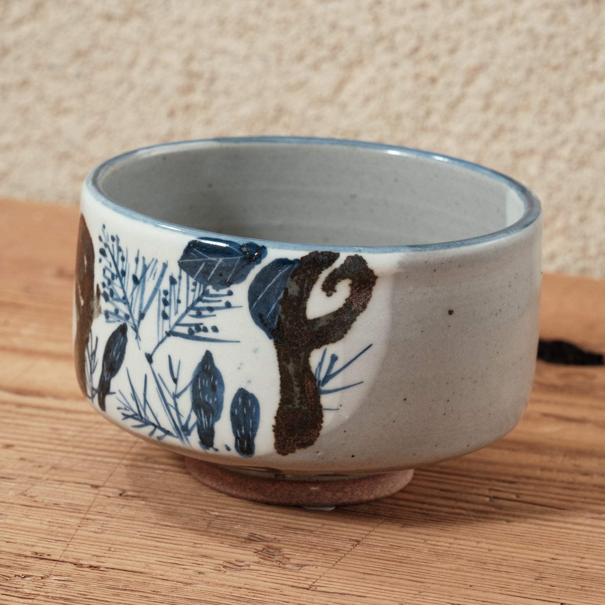 宮本 博 | 銹絵染付向付 百合形（清水焼・乾山写） | d.Agora – 菜じみ