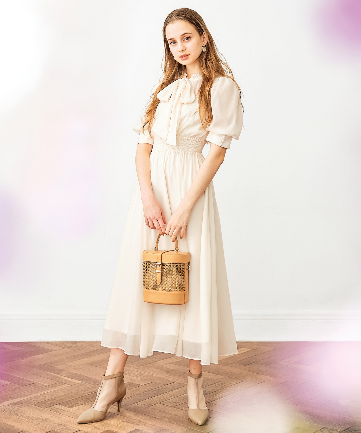 シャイニーシアー2WAYワンピース | ロングワンピース | NOELA