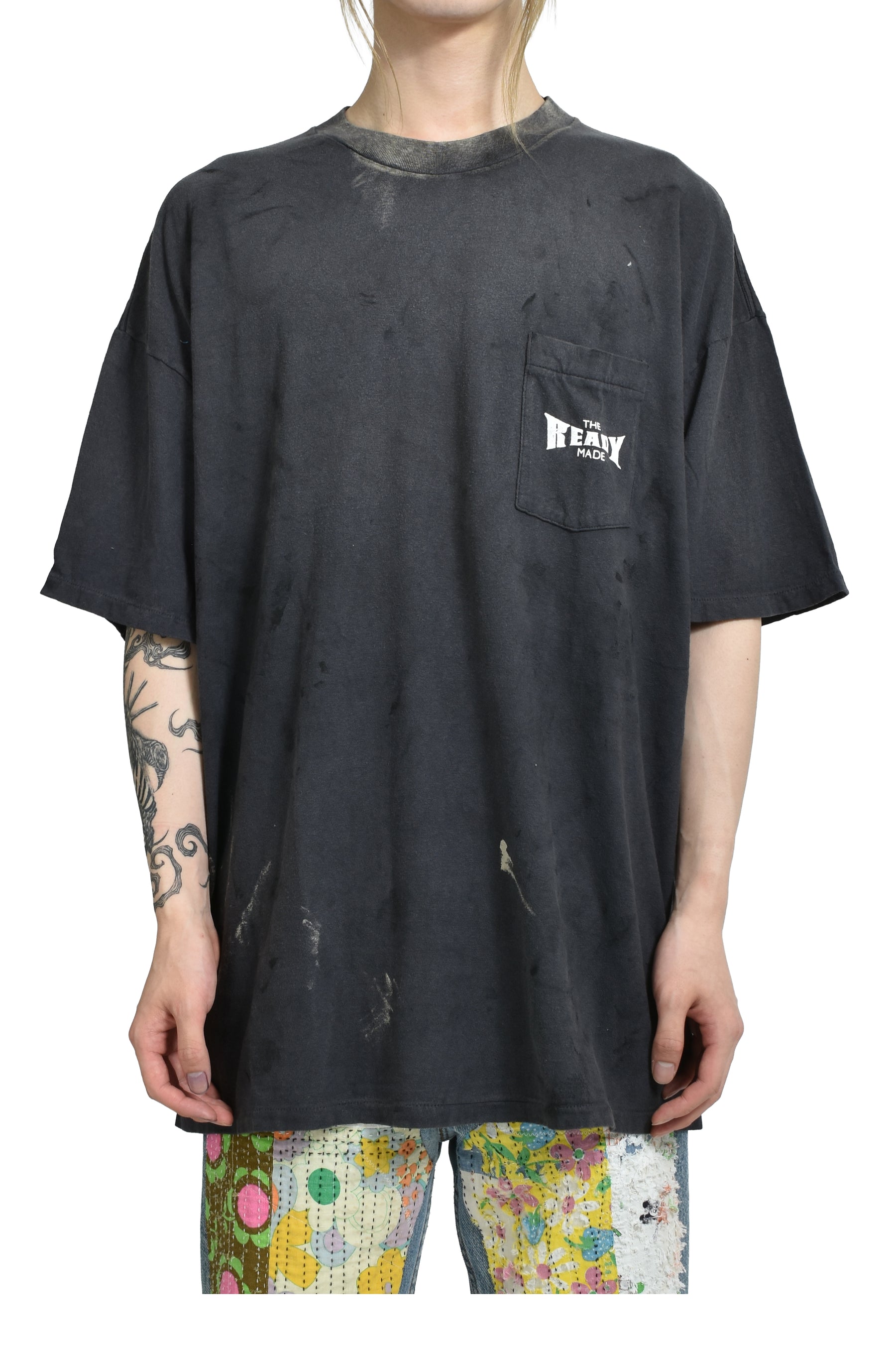 READYMADE レディメイド SS24 S/S POCKET T-SHIRT / BLK - NUBIAN