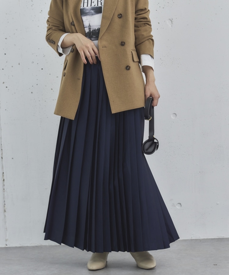 ランダムプリーツスカート(F NAVY): スカート｜PMbox P&M OFFICIAL