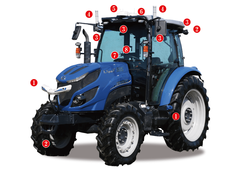 ロボットトラクタ TJV5シリーズ | トラクタ | 商品情報 | 井関農機株式会社