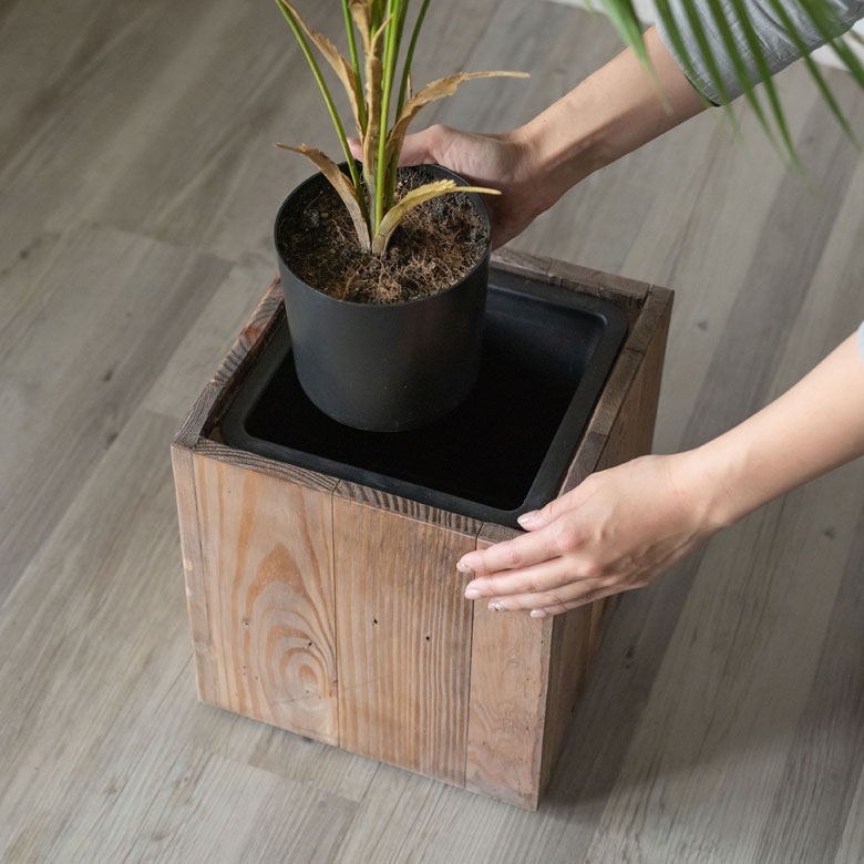 プランターカバー ウッドプランターボックス ウッドプランターカバー
