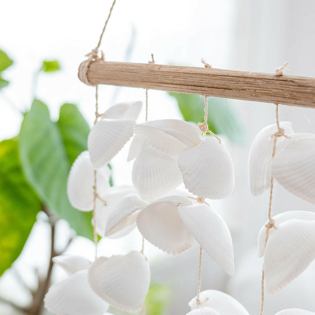 貝殻の吊るしオブジェ シェルのカーテン 壁掛け雑貨 ハワイアン雑貨 貝