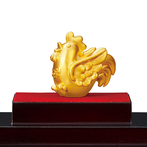 純金置物 十二支 「酉」 ＜大淵光則原型作＞ | 高品質 金・プラチナ