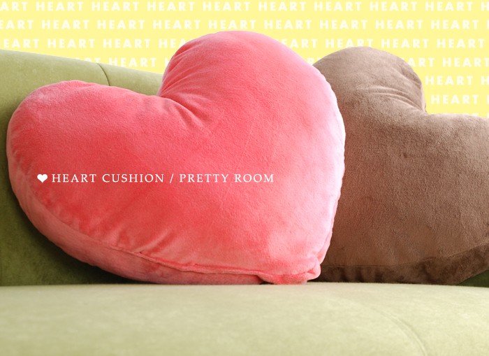 ハートクッション かわいい クッション ハート型 ボア素材 日本製
