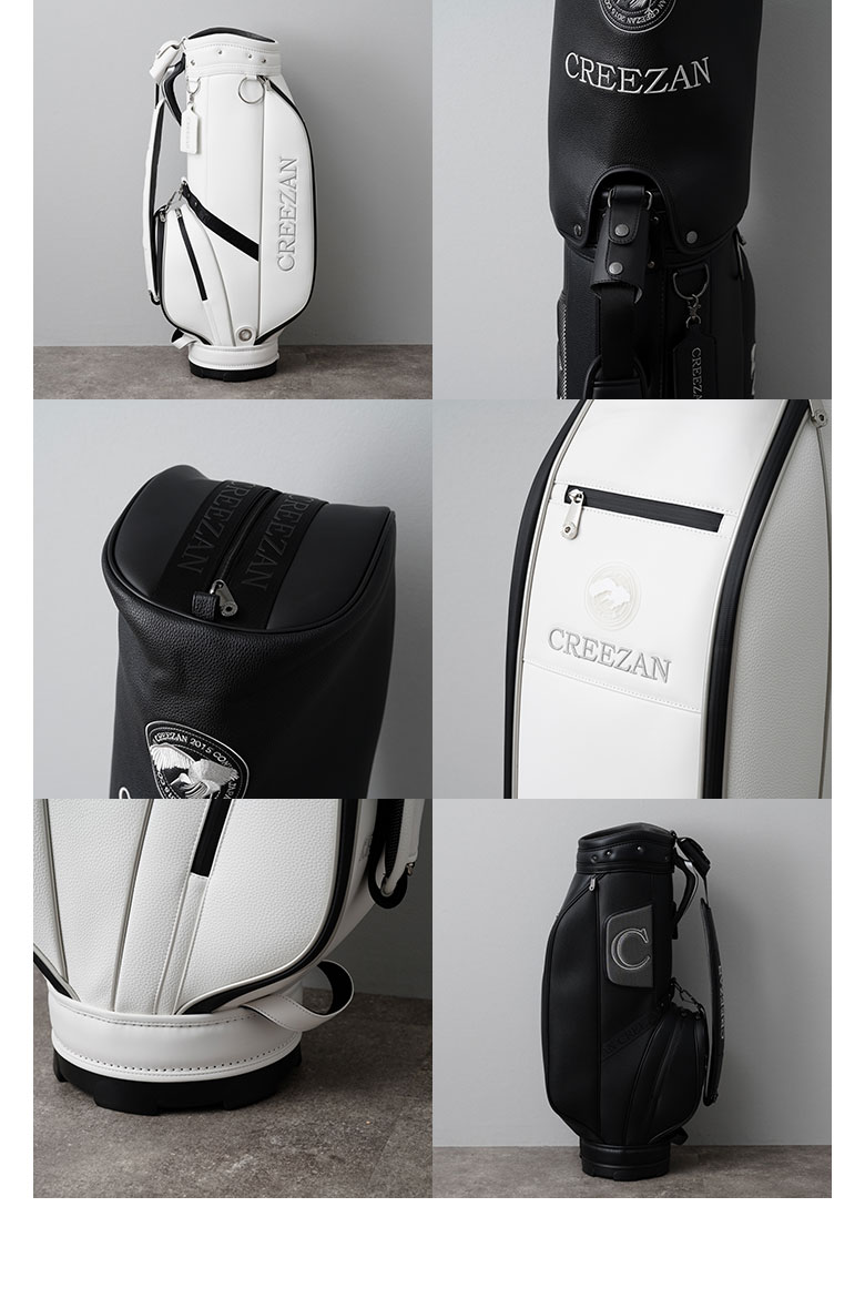 CREEZAN GOLF キャディバッグ ゴルフバッグ ゴルフ 46インチ 対応 自立