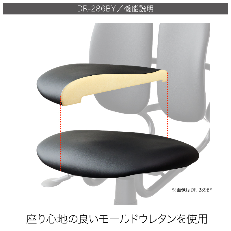 デュオレスト（DUOREST） DR-286BY 足置き キャスター付き いい姿勢