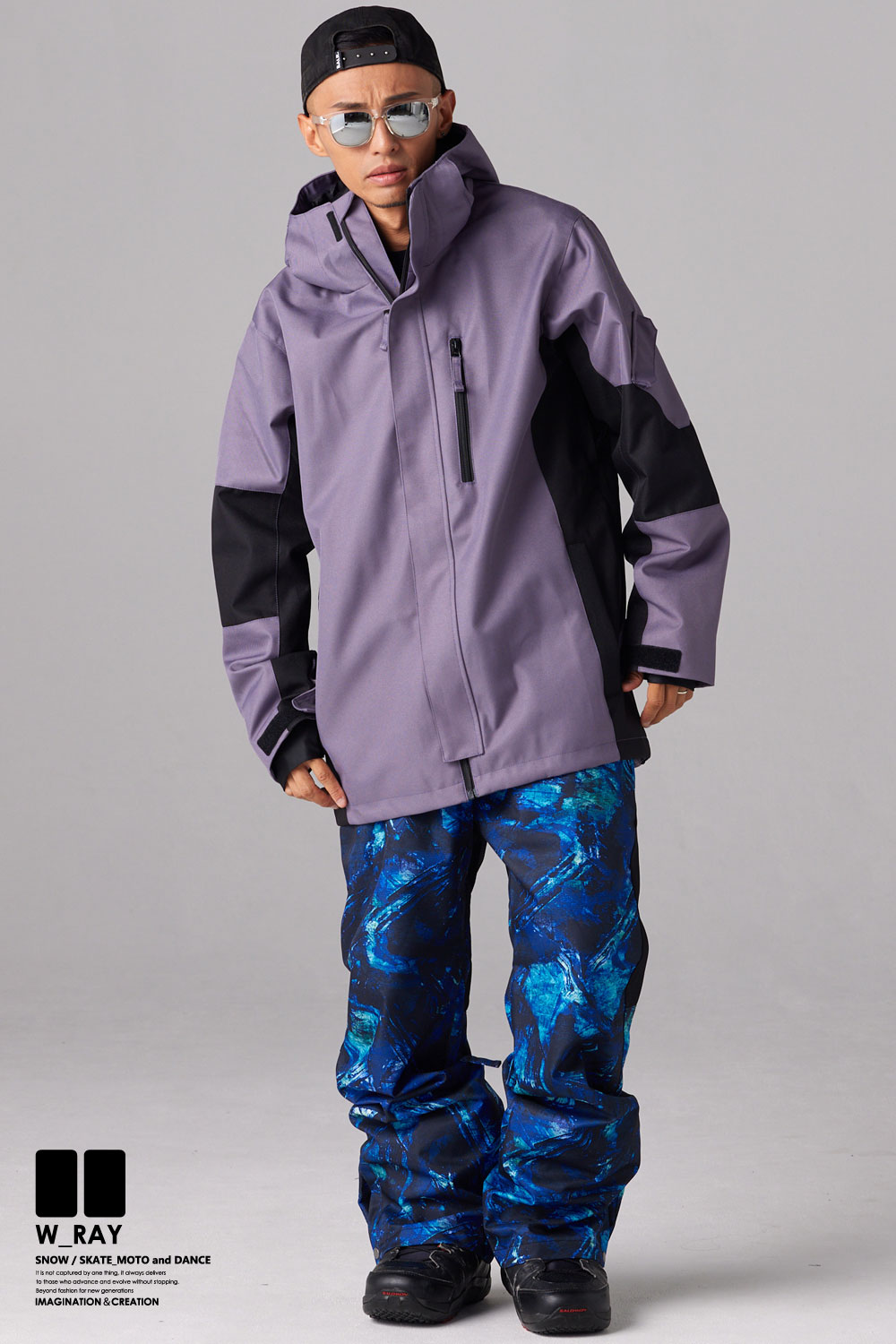 リアリズム スノーボードウェア メンズ レディース 上下 セット スノボ