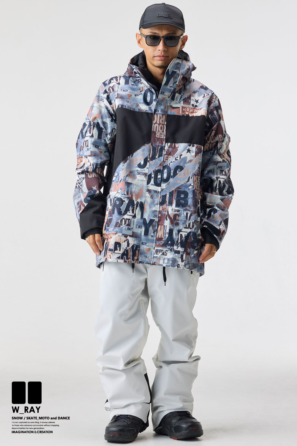 リアリズム スノーボード ウェア メンズ レディース 上下 セット