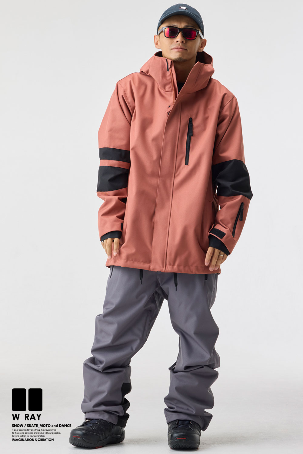 リアリズム スノーボード ウェア メンズ レディース 上下 セット