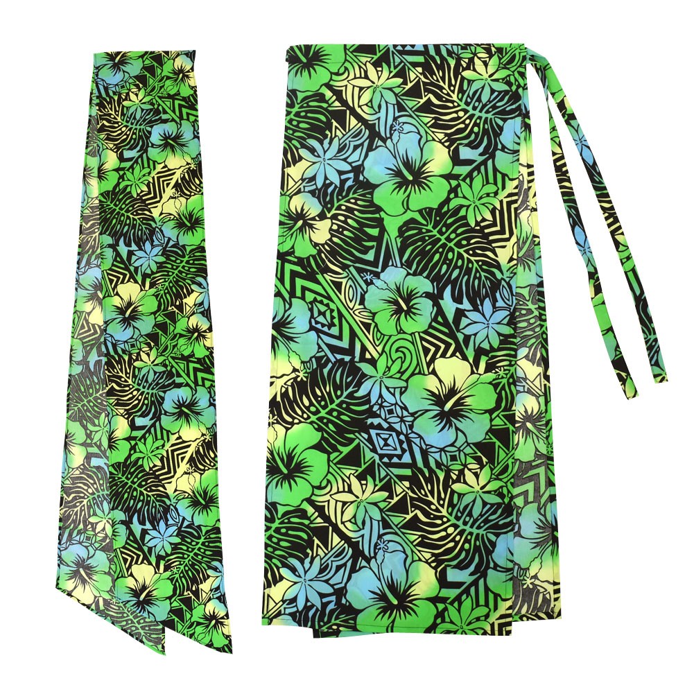 フラダンス衣装 タヒチアン フラ セットアップ 上下セット ハワイ ふら