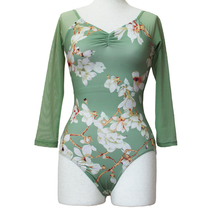 10%off・在庫特価 バレエレオタード サンシャ 50BA1159P (Turquoise