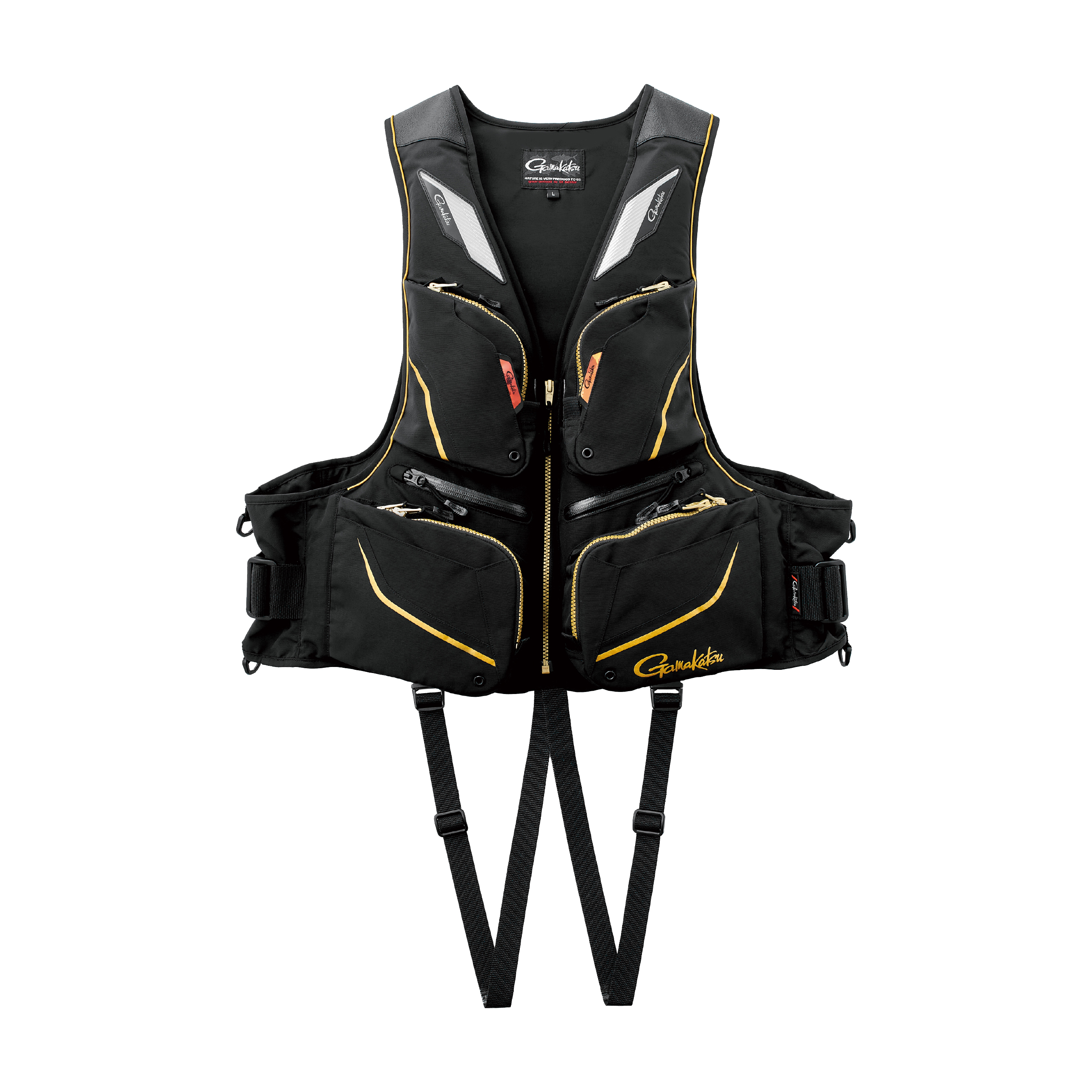 Gamakatsu 釣り ライフジャケット、フローティングベスト