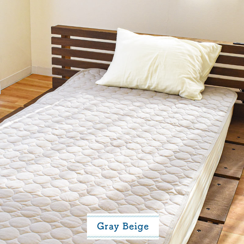 西川（nishikawa） 夏 敷きパッド シングル 綿100％ 2重ガーゼ 夏用