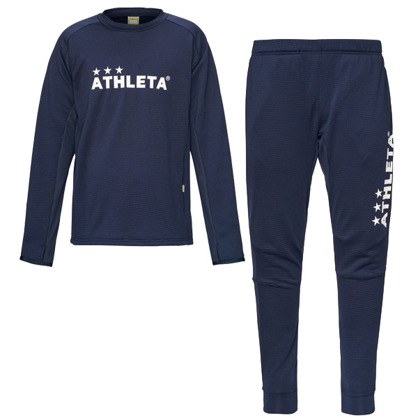 ATHLETA（アスレタ） 【上下セット】 ジュニア Jr グリッド起毛TR