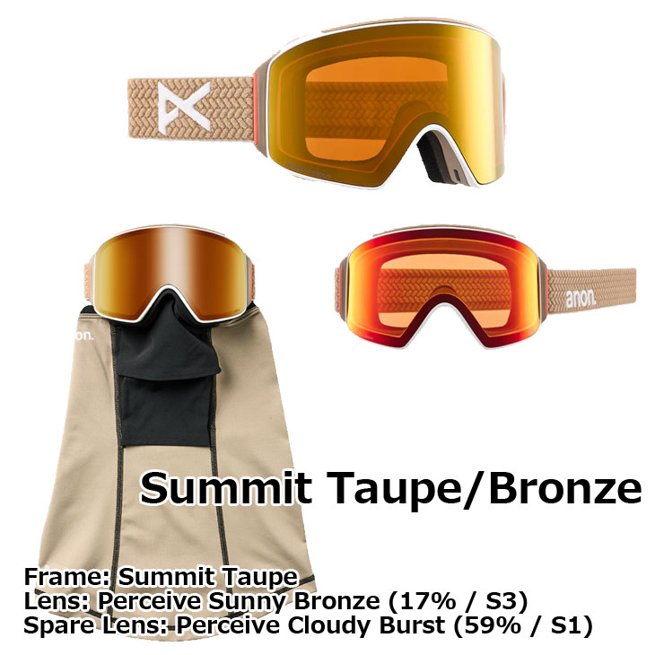 anon 24-25 ANON アノン ゴーグル M4 Cylindrical Low Bridge+ボーナス