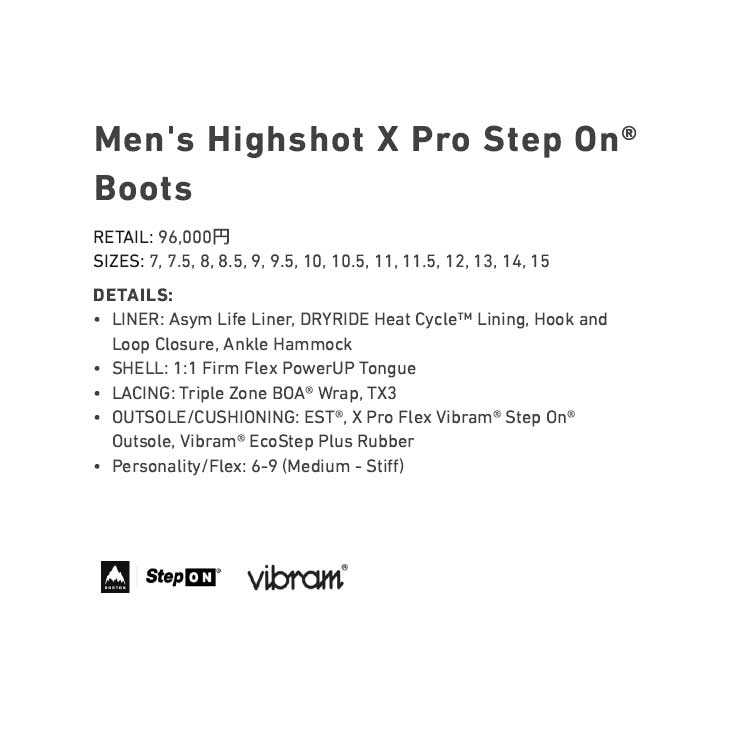 BURTON（バートン） 25-26 BURTON ステップオン メンズ Men's Highshot